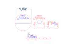 Hello Autumn SVG laser cut files for Glowforge Product Image 4