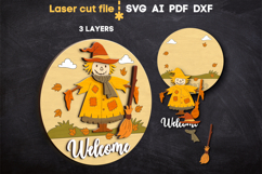 Thanksgiving Welcome SVG laser cut files for Glowforge Product Image 2
