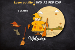 Thanksgiving Welcome SVG laser cut files for Glowforge Product Image 3