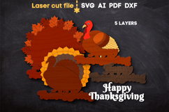 Happy Thanksgiving SVG laser cut files for Glowforge Product Image 3