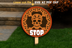 Halloween Yard Decor Bundle SVG laser cut file for Glowforge Product Image 5