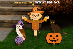 Halloween Yard Stake Bundle SVG laser cut file for Glowforge Product Image 1