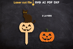 Halloween Yard Stake Bundle SVG laser cut file for Glowforge Product Image 6