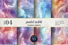 Pastel Smoke Swirl Pattern | Dreamy Abstract Background Product Image 1