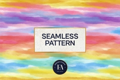 Watercolor Wash Digital Paper | Seamless Rainbow Texture Product Image 3