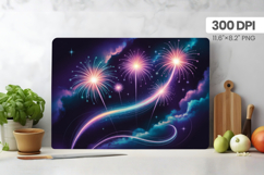 Happy New Year Cutting Board PNG Festive New Year's Eve 2026 Product Image 1