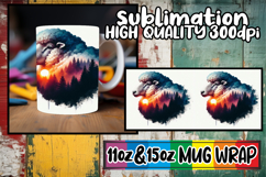 Gentle joys 11oz 15oz sublimation wrap, Animals Art Product Image 1