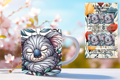 Cute 15oz Mug Wrap Png Artwork , Animals Product Image 1
