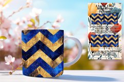 Colorful Sparkly Stripes 11oz/15oz Mug Wrap for Sublimation Product Image 1
