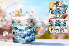 GLAMOROUS 15oz Mug Wrap PNG Design , Halloween Product Image 1