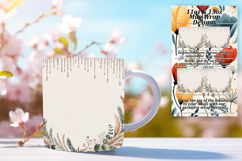 Colorful 11oz Mug Wrap Png Design , Christmas Product Image 1