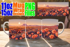Spring Landscape Mug Wrap - 11oz &amp; 15oz Sublimation Product Image 1