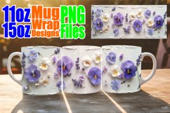 Petal Paradise Sublimation Mugs - 11oz &amp; 15oz Magic Product Image 1