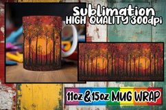 20oz Tumbler Wraps with Colorful Nature Designs Product Image 1