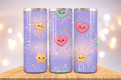 Festive Happy New Year Tumbler Wrap 2026: 20oz Skinny Tumble Product Image 1