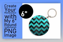 Colorful Glitter Stripe Round Design Product Image 1