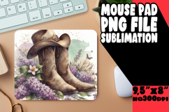 BLISSFUL desk pad Artistic PNG, Western Product Image 1