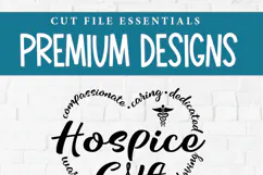 Hospice CNA svg, a hospice nurse svg for the team or crew Product Image 4