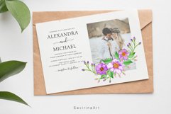 Flowers Bouquet ,Wildflowers Watercolor clipart Sublimation Product Image 2