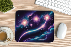 Happy New Year PNG Mouse Pad,Festive New Year's Eve 2026 PNG Product Image 1