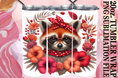 Joyful Colors 20oz tumbler wrap, Cute Animals Product Image 1