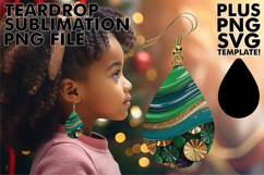 Playful Teardrop Earrings Gift Ideas, Pattern Product Image 1