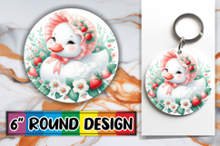 Bright Moments Round Ornaments, Goose Product Image 1