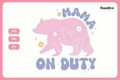 Funny Mom Quotes SVG Vol. 2 | Mama On Duty Product Image 3