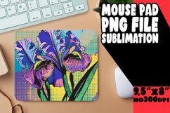 Dynamic Flower Pattern Mouse Pad Design Designs PNG Product Image 1
