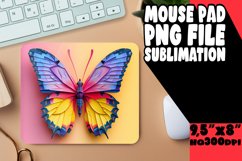 Colorful Butterfly 3D Mouse Pad - Springtime Product Image 1