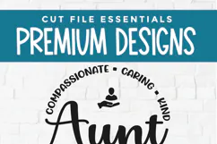 Aunt svg, an auntie svg design for aunt's day Product Image 4