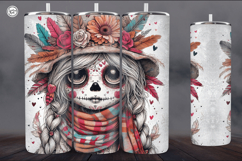 4 Zombie Doll Tumbler Wrap Sublimations, 20 oz Product Image 5