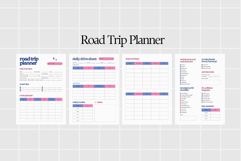 Road Trip Travel Planner Printable &amp; Digital Use PDF Product Image 2