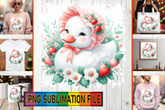 Joyful Sublimation TSHIRT Art, Goose Product Image 1