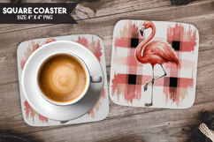 Cute Animals Square Coaster PNG Bundle, Digital Coaster Set Product Image 6