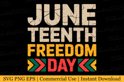 Juneteenth Freedom Day Svg | Svg Cut Files Product Image 1
