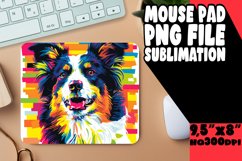 Stylish Colorful Dog Wrap Sublimation Design PNG Product Image 1