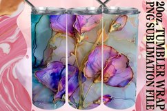 Luxe Floral Majesty 20oz Tumbler Wraps Product Image 1