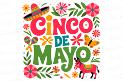 Cinco De Mayo Svg Design | Svg Files for Cricut Product Image 1