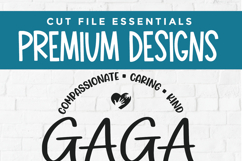Gaga svg - Grandma Gaga svg - a grandma svg for crafters Product Image 4