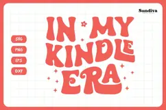 Kindle Lover - Reading Quote SVG | In My Kindle Era Product Image 3