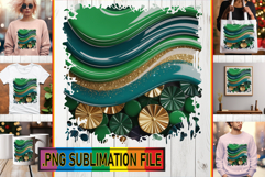 VIBRANT TSHIRT DESIGN PNG Sublimation, Pattern Product Image 1