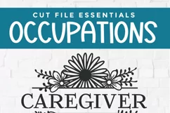Caregiver svg, a home care giver svg for crafters Product Image 4