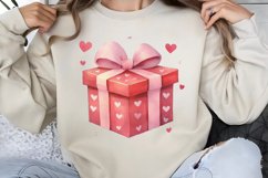 Cute Watercolor Valentines Day Clipart PNG Product Image 1