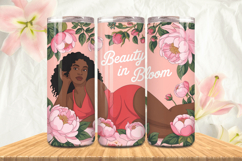 Black Girl Magic Black Woman Positive mind 20oz Tumbler wrap Product Image 1