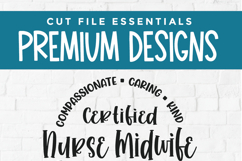 Nurse Midwife svg - a CNM pregnancy support worker svg Product Image 4