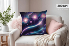 Happy New Year PNG Pillow, Festive New Year's Eve 2026 PNG Product Image 1