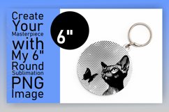 Delightful Feline Art: Circle &amp; Coaster Selection Product Image 1