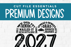 Class of 2027 svg, cute 2027 grad svg, 2027 graduate seniors Product Image 4