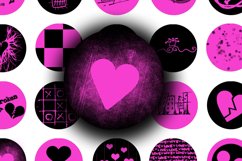 Digital Collage Sheet - Emo Product Image 2